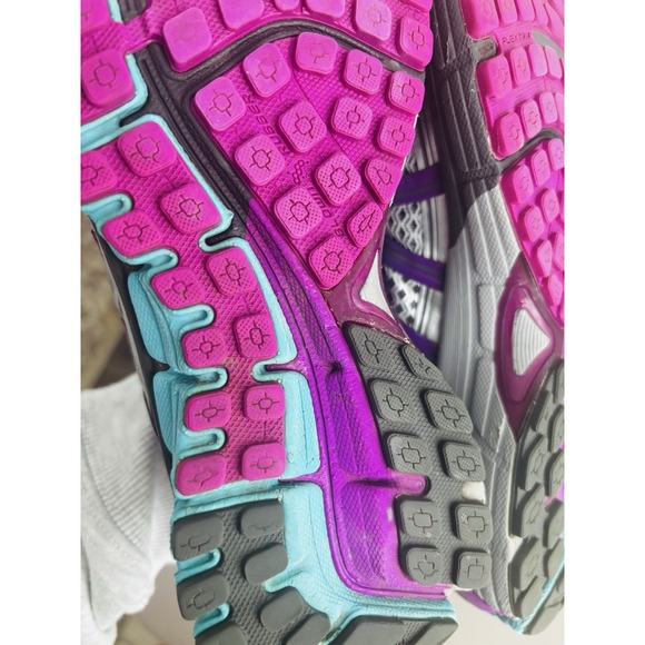 Brooks Adrenaline GTS 17 Women's‎ Sz 8 B Running Shoes Blue Purple Gray - Picture 8 of 16